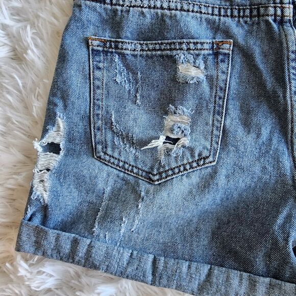 Blank Paige Distressed Denim Shorts - Picture 8 of 11